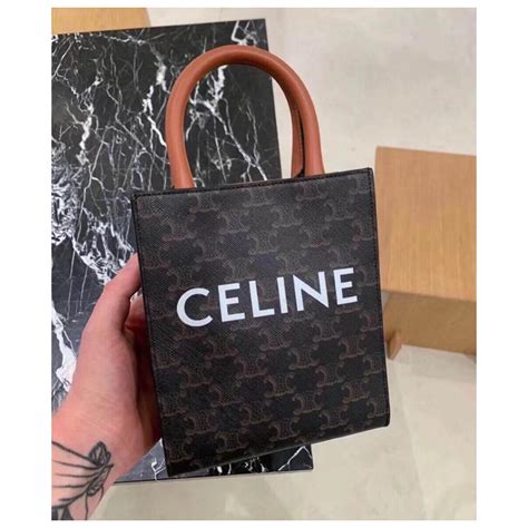 celine cabas triomphe mini|celine vertical caba.